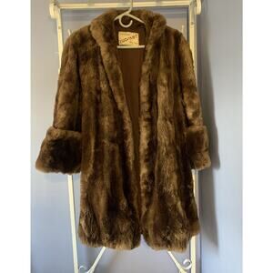Vintage 70s Jayson’s fine fur Butte Montana coat large old money luxury rare LG